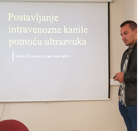 Održano predavanje "Postavljanje intravenozne kanile pomoću ultrazvuka" - prikaz prezentacije