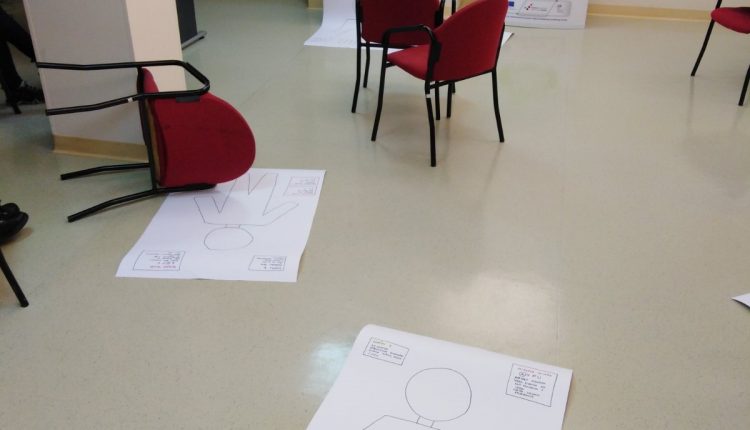 Održana Radionica vježbe masovne nesreće - slika prostorije, odnosno ilustracija masovne nesreće