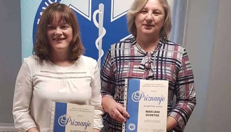 Djelatnice kojima su uručena priznanja za dispečera godina