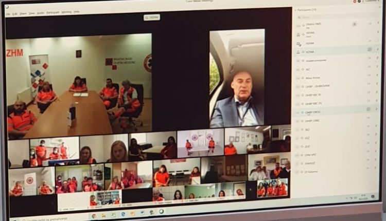 Djelatnici Zavoda na Virtualni Nacionalni dan hitne medicinske službe